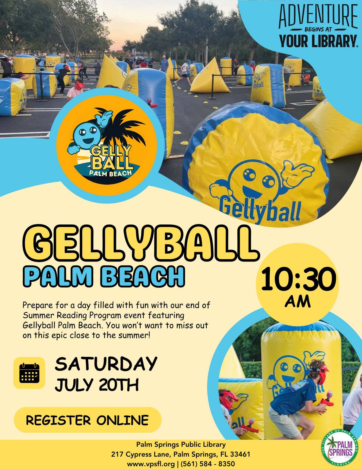 Gellyball Palm Beach at the Palm Springs Library