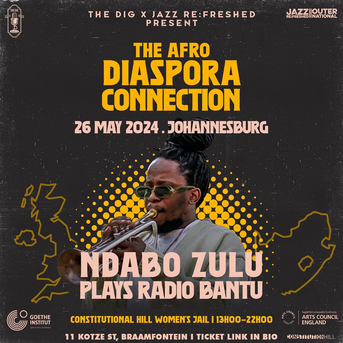 The Dig x Jazz re:freshed Present The AfroDiapasora Connection : With Blue Lab Beats and Camilla George (JHB MAIN SHOW )