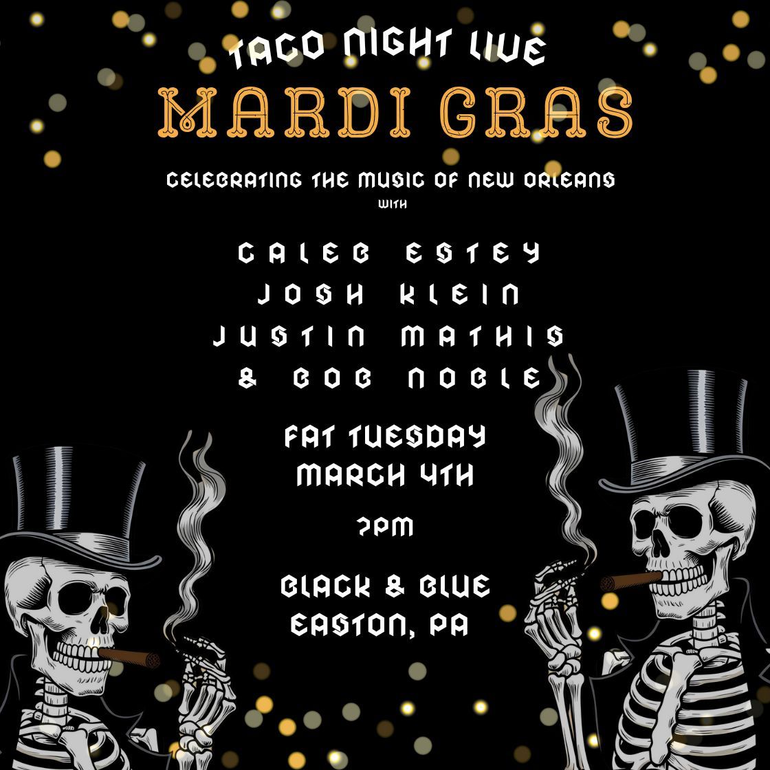  Taco Tuesday, Mardi Gras Edition 