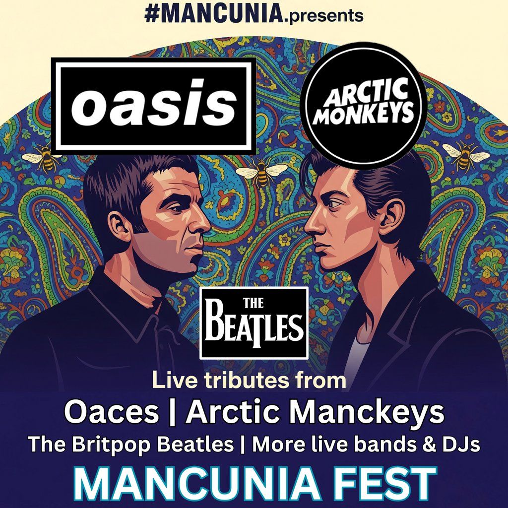 Mancunia Fest - Oaces,Arctic Manckeys,The Britpop Beatles & more