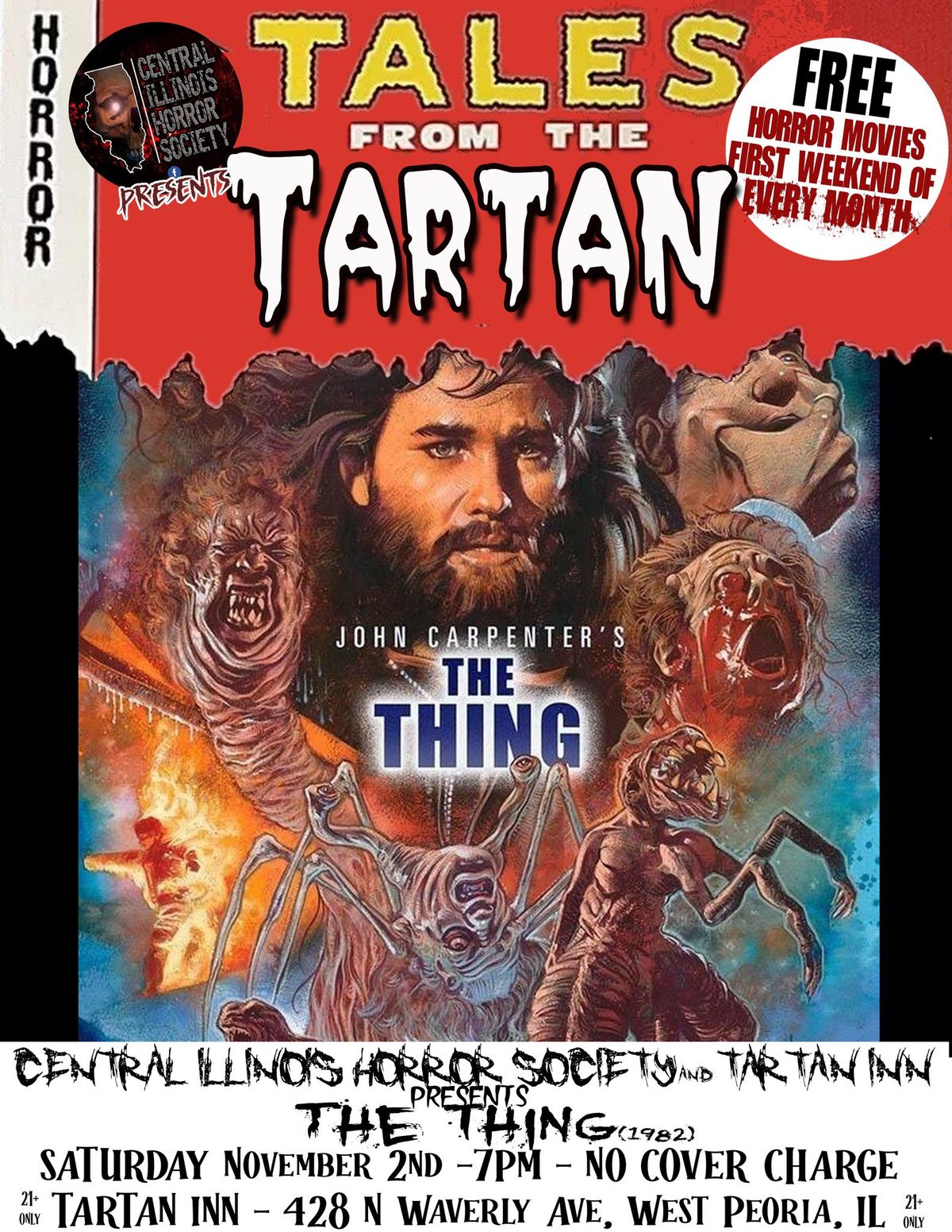 CIHS presents THE THING at the Tartan Inn