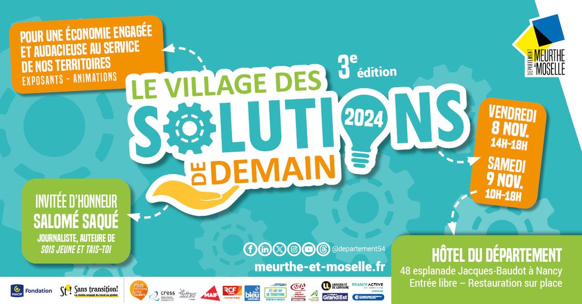 VILLAGE DES SOLUTIONS DE DEMAIN 2024