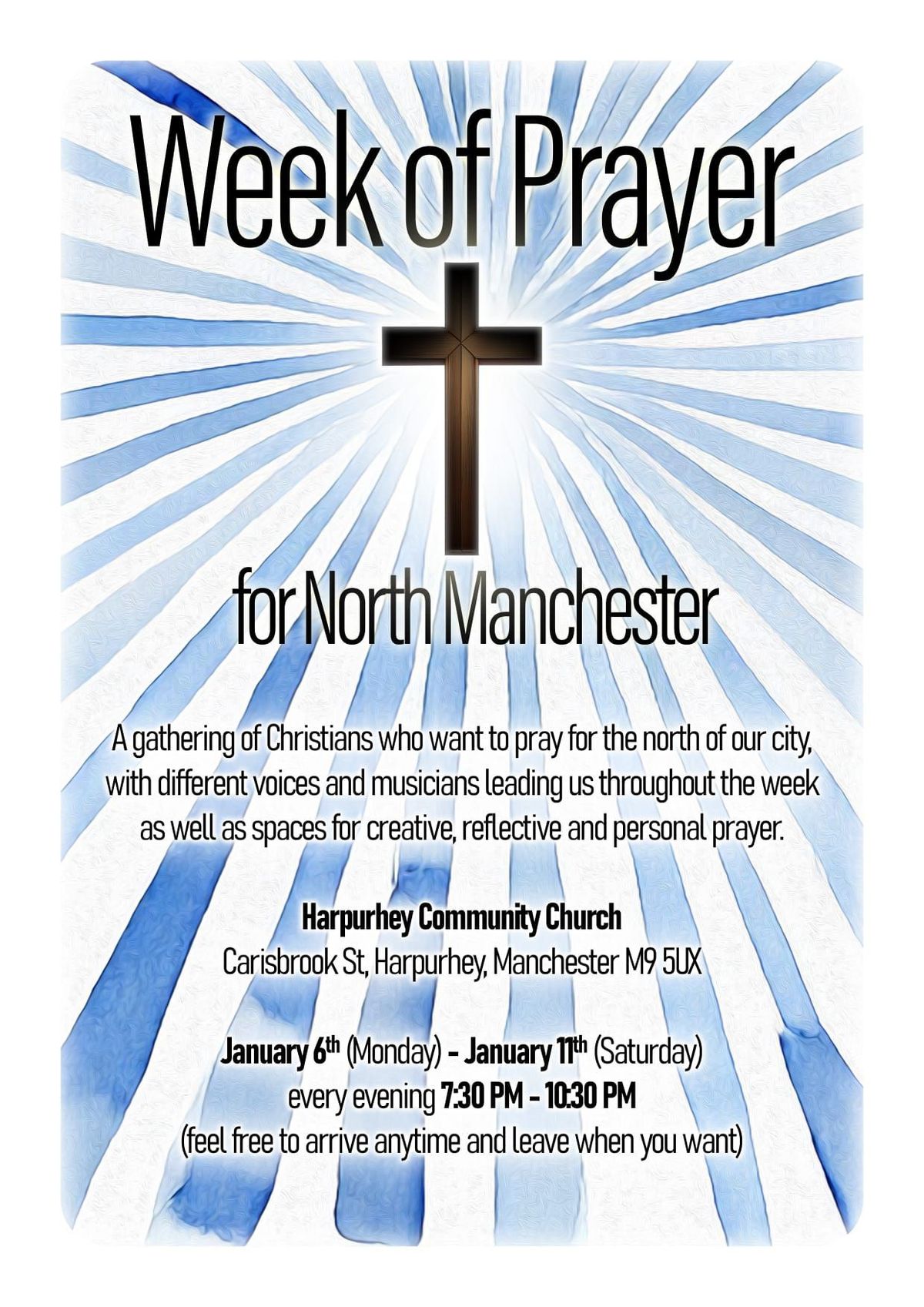 Week of Prayer for North Manchester 