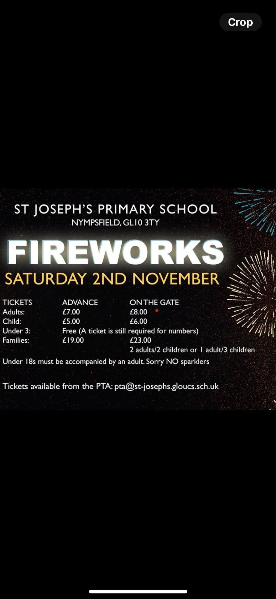 St Joseph\u2019s Fireworks - Nympsfield