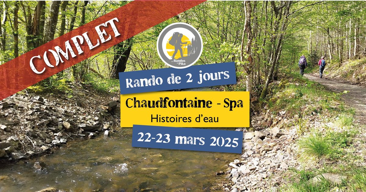 Chaudfontaine - Spa : Histoires d'eau - COMPLET