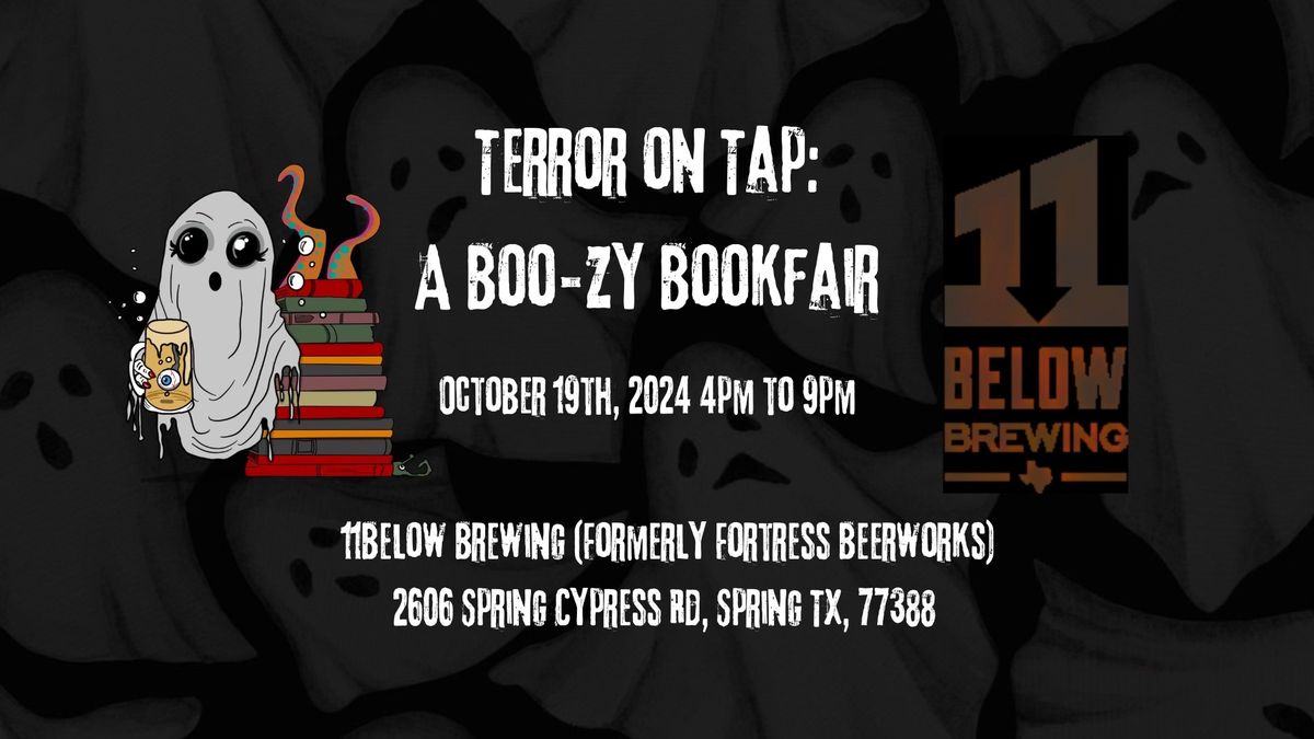 Terror on Tap: A Boo-zy Bookfair