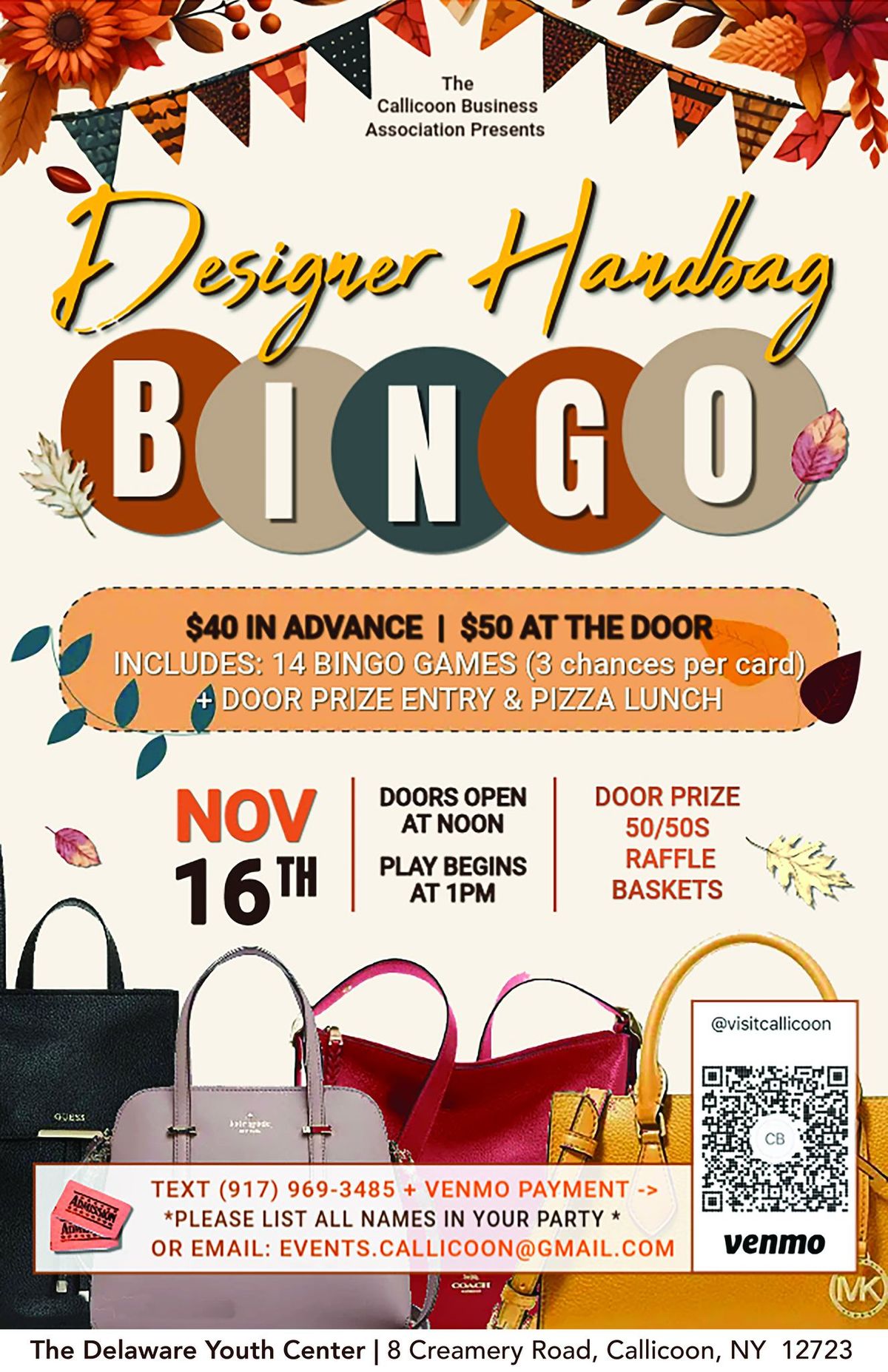 Designer Handbag BINGO