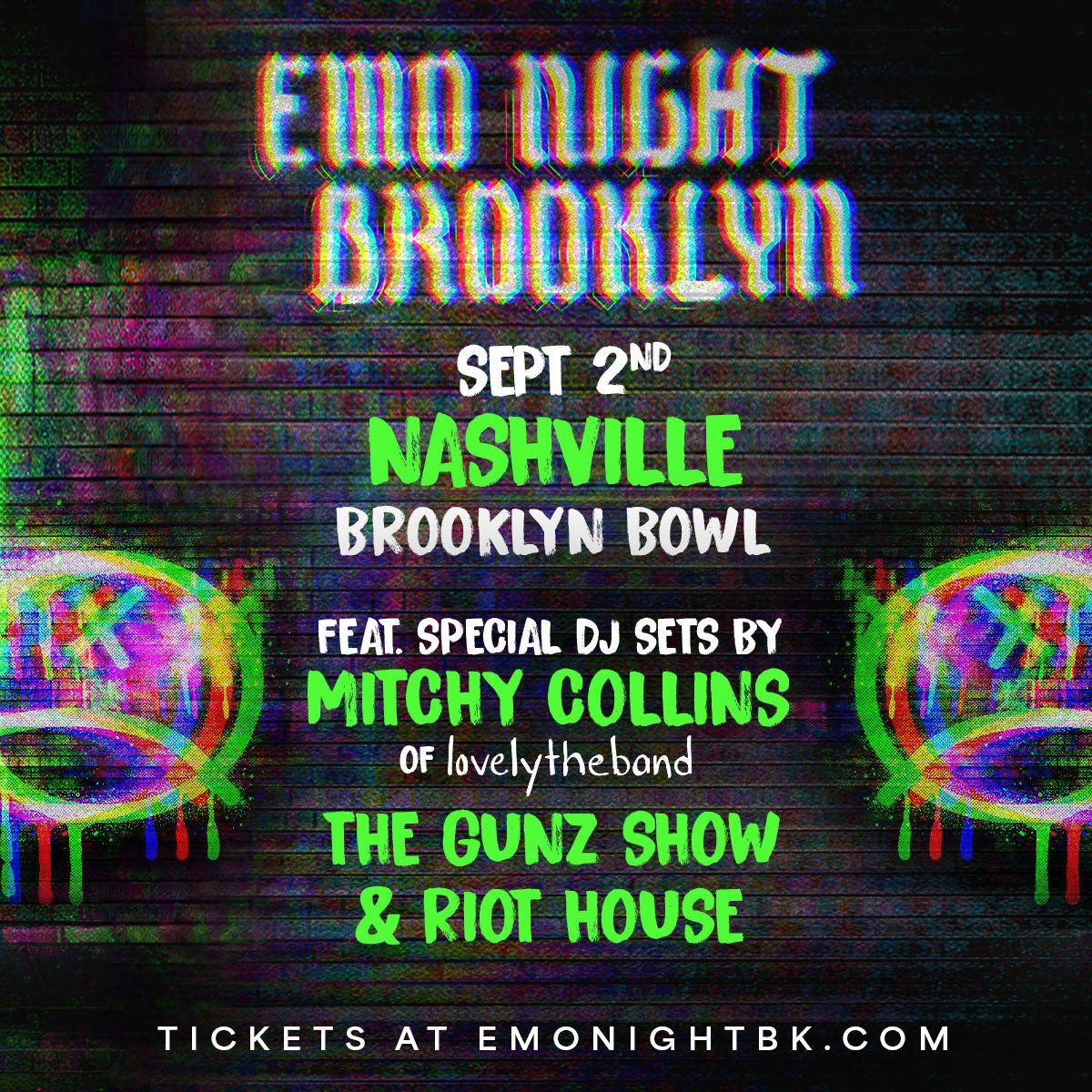 EMO RIOT NIGHT at Warehouse Live Midtown, Warehouse Live Midtown ...