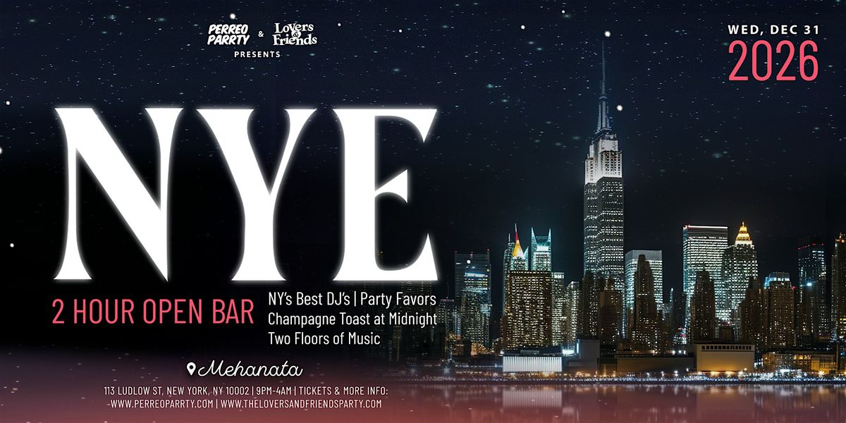New Years Eve 2026 Ball Drop Party  - Latin & Reggaeton NYE  NYC