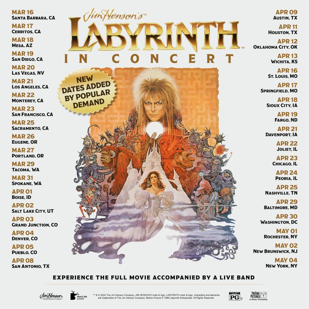 Jim Henson's Labyrinth - In Concert at Majestic Theatre Dallas