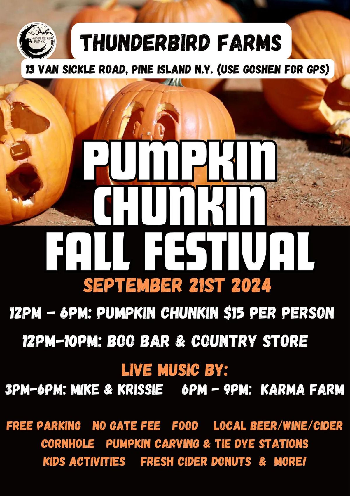 Pumpkin Chunkin Fall Festival at Thunderbird Farms