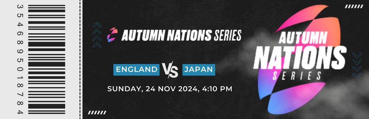 Autumn Internationals - England vs Japan