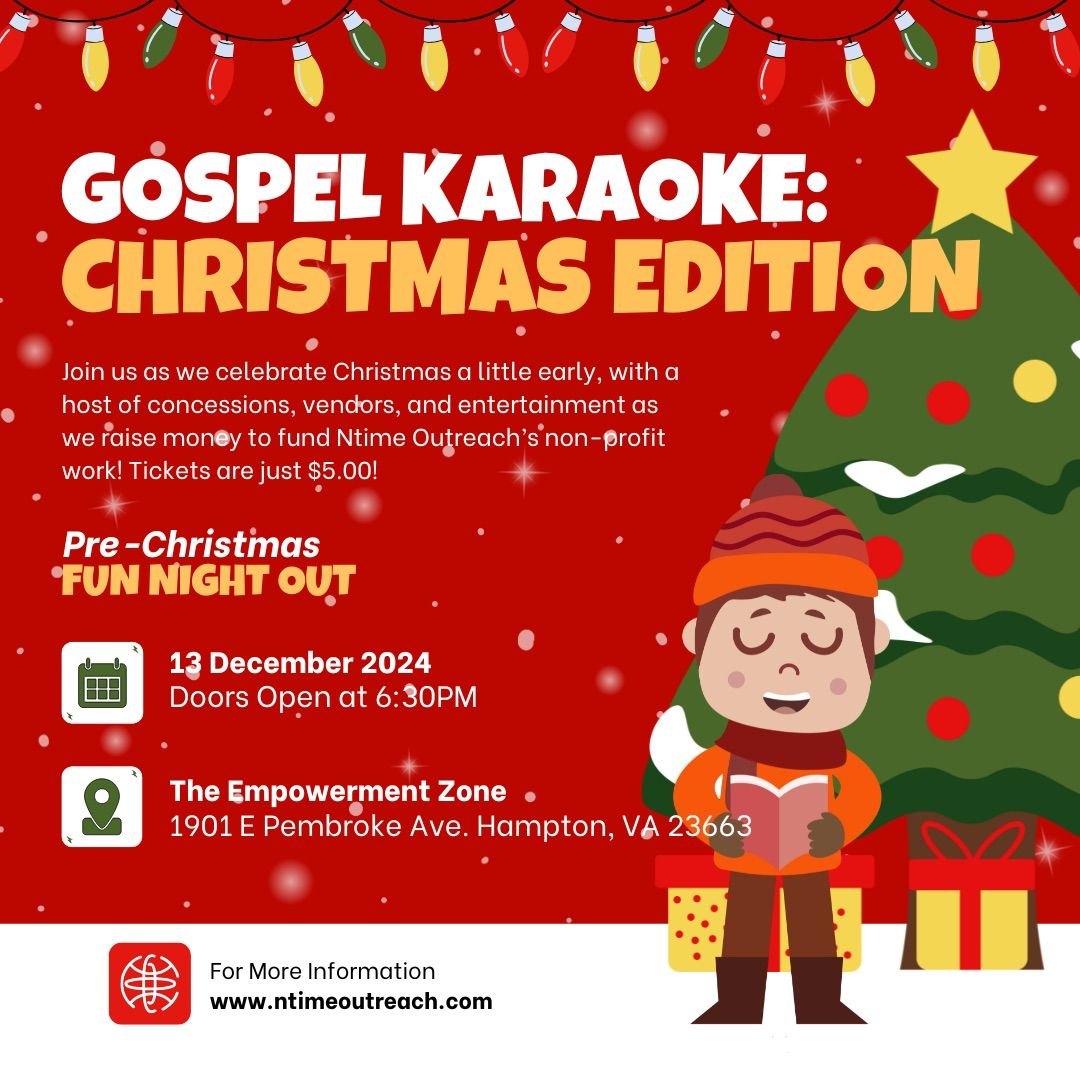 Gospel Karaoke Night: Christmas Edition\ud83c\udf84