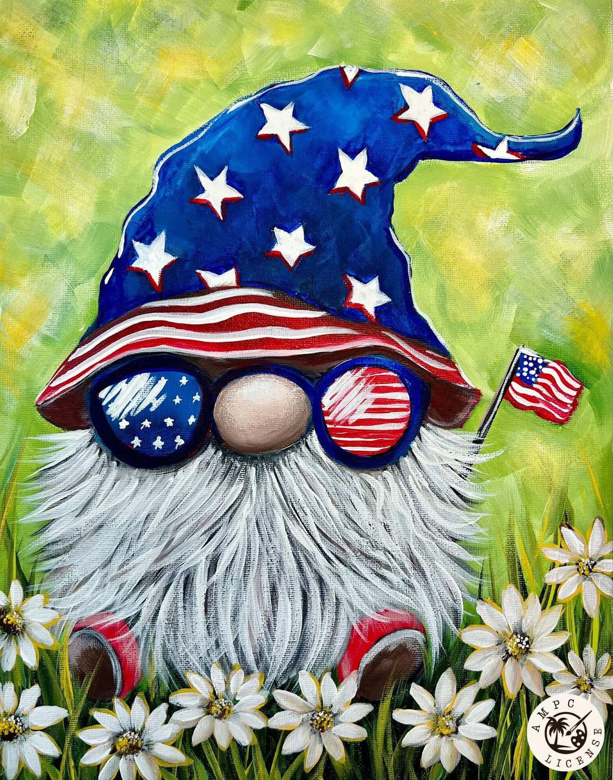 *11 SPOTS LEFT*Paint Red, White and Gnome at Oregon City Wichita 3pm