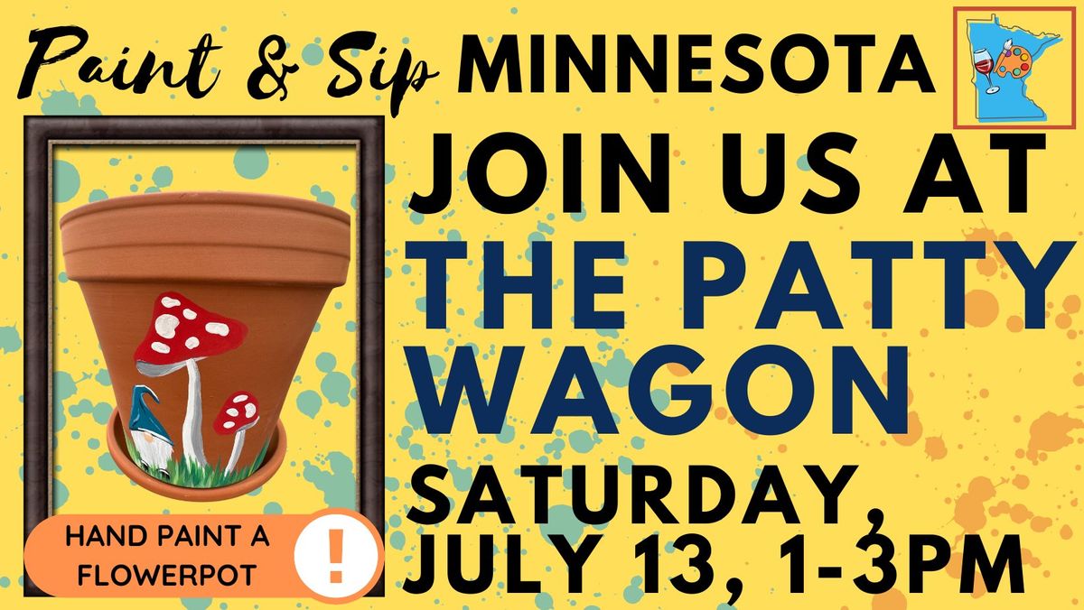July 13 Paint & Sip at The Patty Wagon