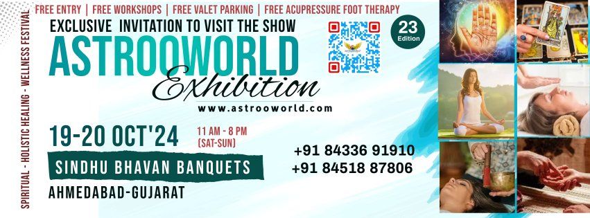 23rd Edition ASTROOWORLD-Indias Biggest Spiritual Holistic Healing & Wellness Exhibition