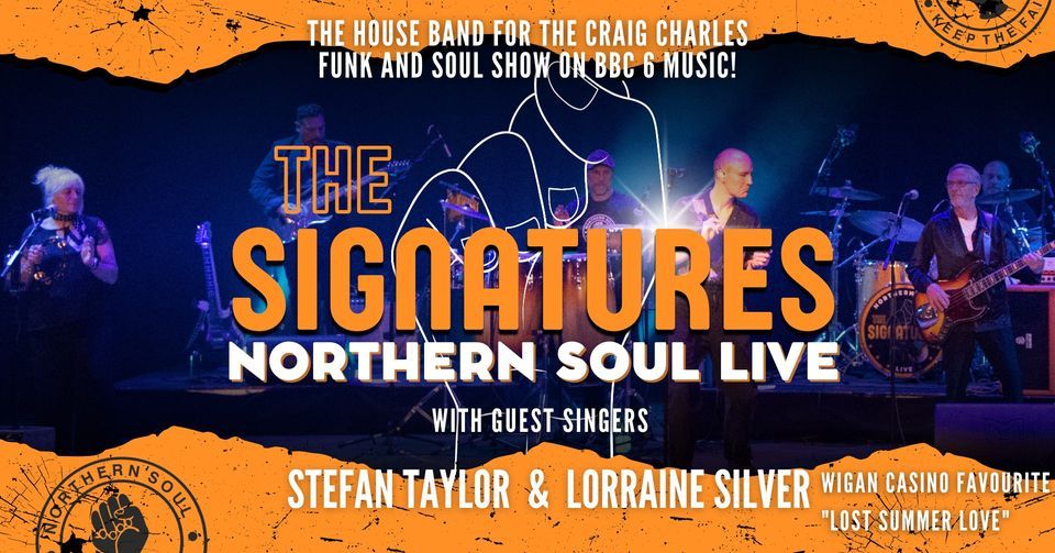 PETERBOROUGH: Northern Soul Live Show - The Signatures, Lorraine Silver