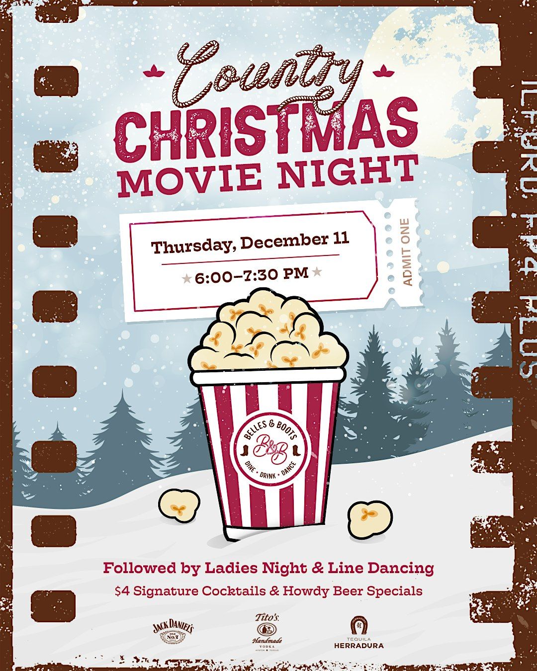 Country Christmas Movie Night
