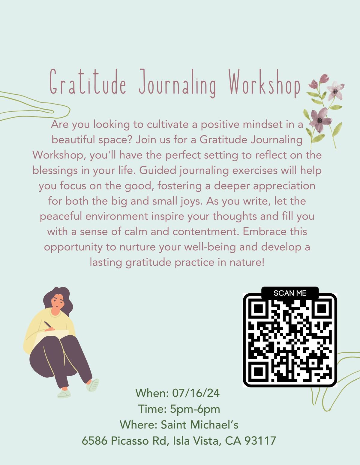 Gratitude Journaling Workshop