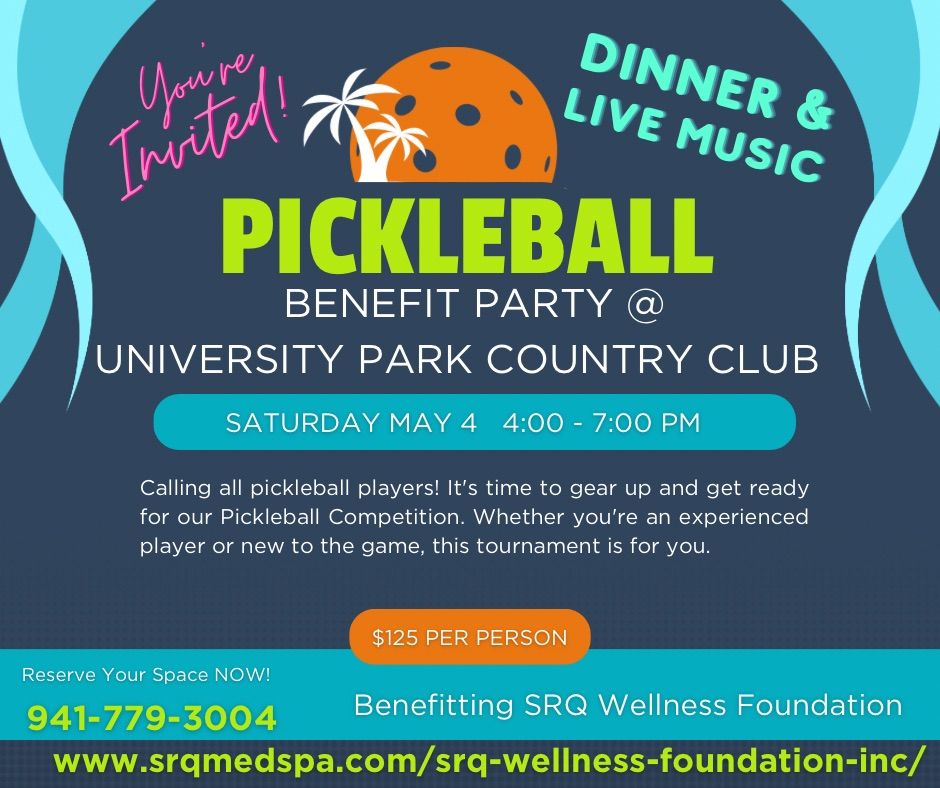 Pickleball Fundraiser at University Park Country Club