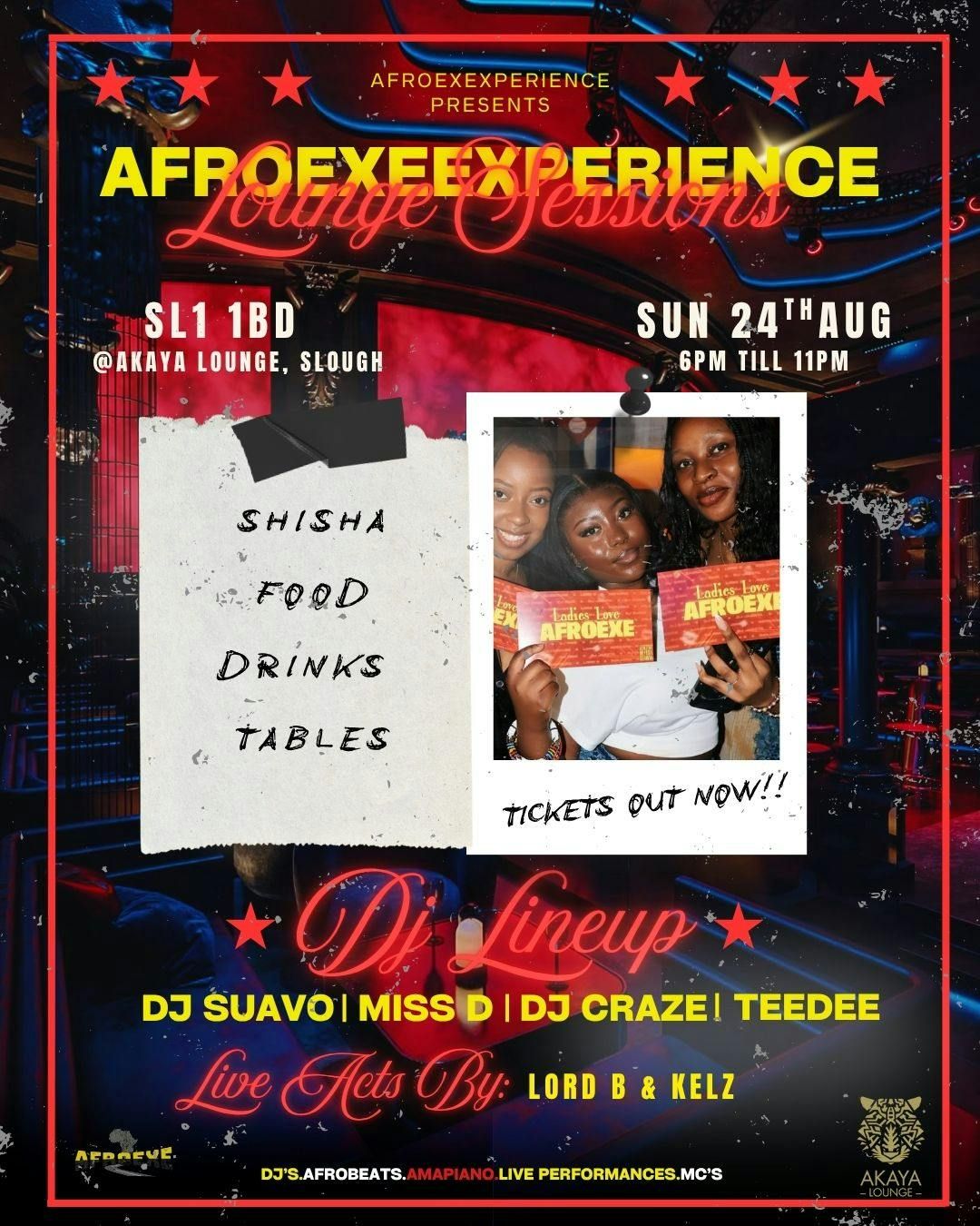 AFROEXEEXPERIENCE - LOUNGE SESSIONS