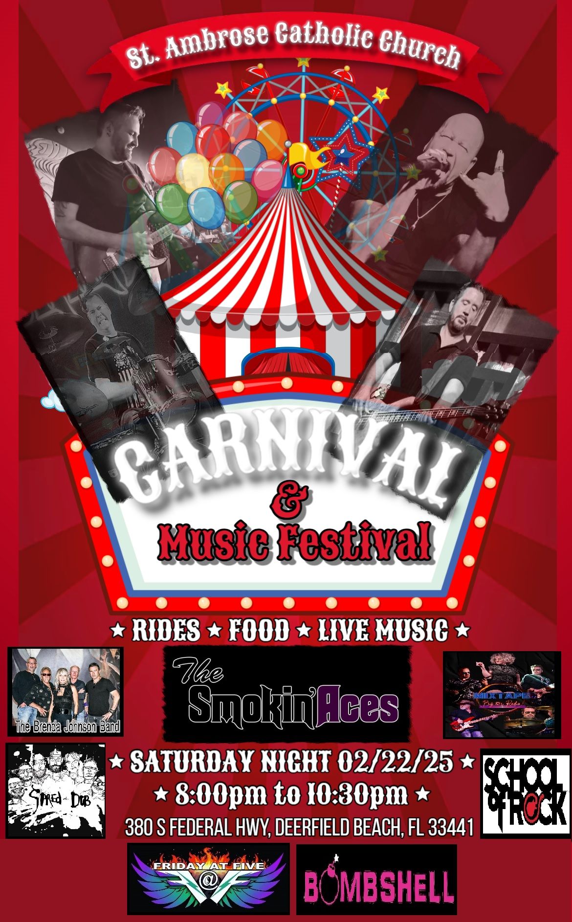 The Smokin' Aces @ St. Ambrose Carnival & Music Festival \ud83e\udd18\ud83c\udffb\u2660\ufe0f\ud83e\udd18\ud83c\udffb