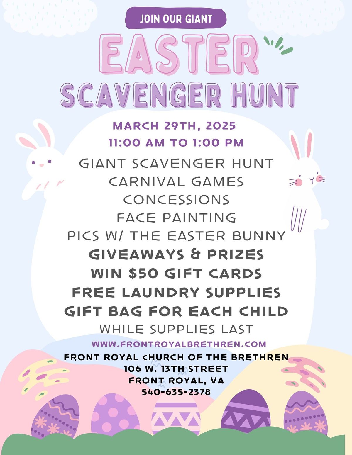 Easter Scavenger Hunt Eggstravaganza