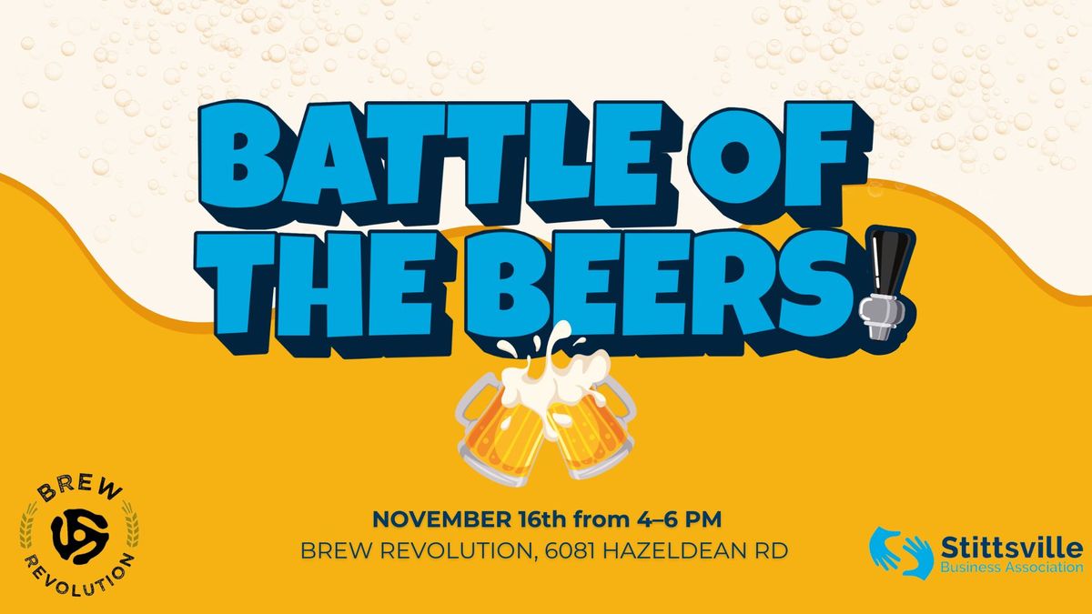 Battle of the Beers at Brew Revolution\ud83c\udf7b