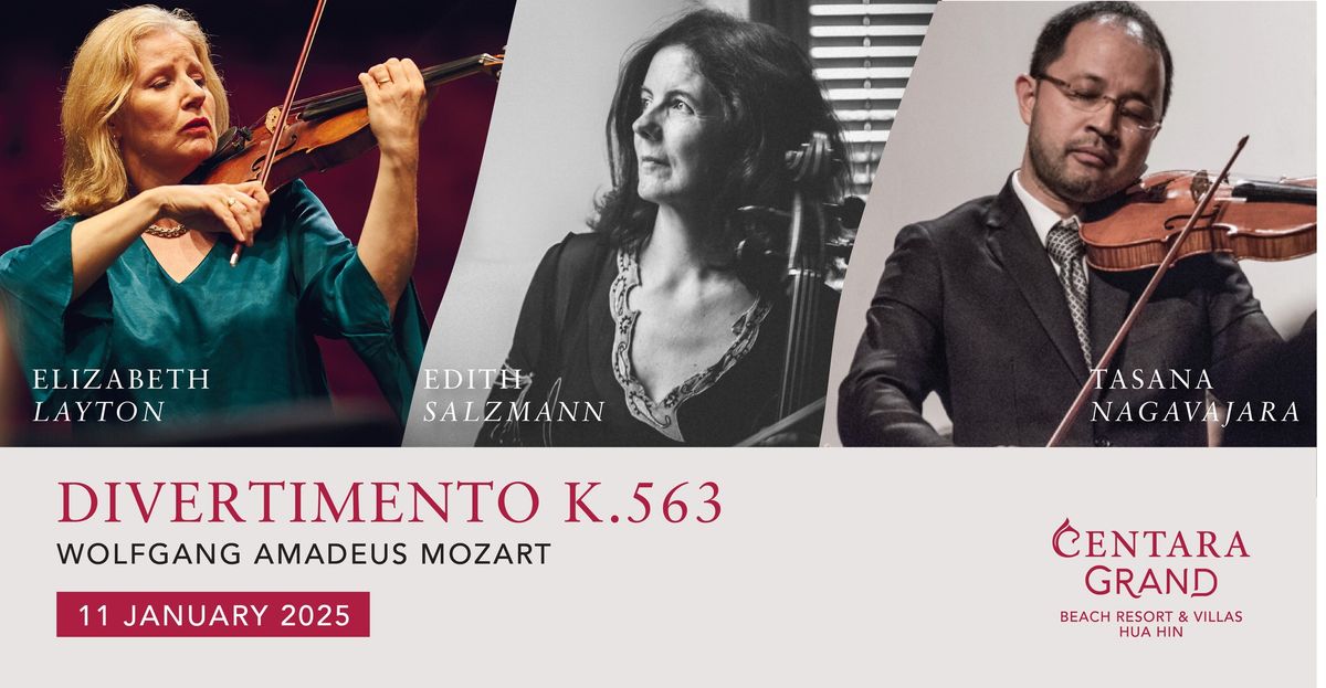 DIVERTIMENTO K.563 : WOLFGANG AMADEUS MOZART