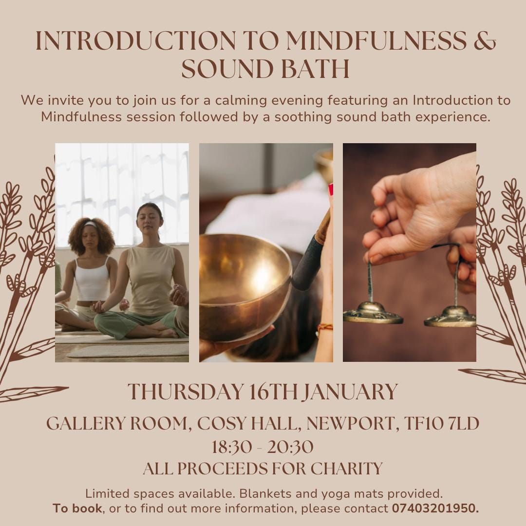 Mindfulness session and Sound Bath experience 