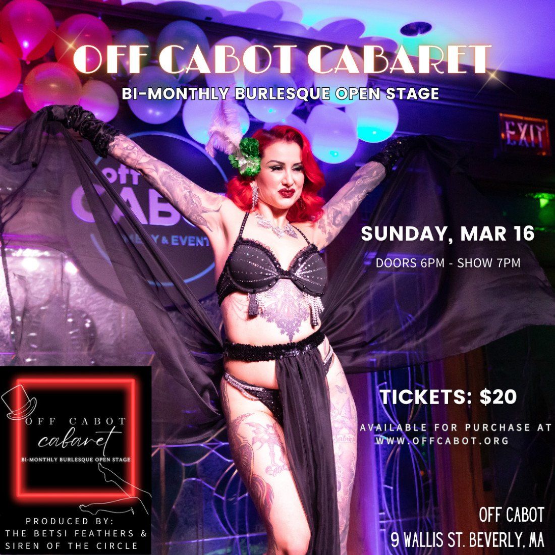 Off Cabot Cabaret Open Stage