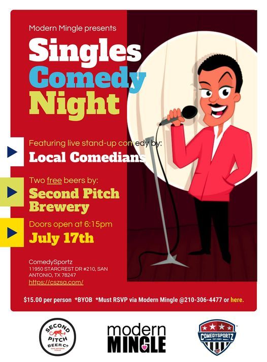 Modern Mingle presents: 'Singles Comedy Night'