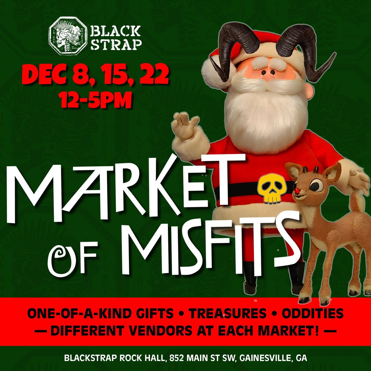 Holiday Market of Misfits at Blackstrap!