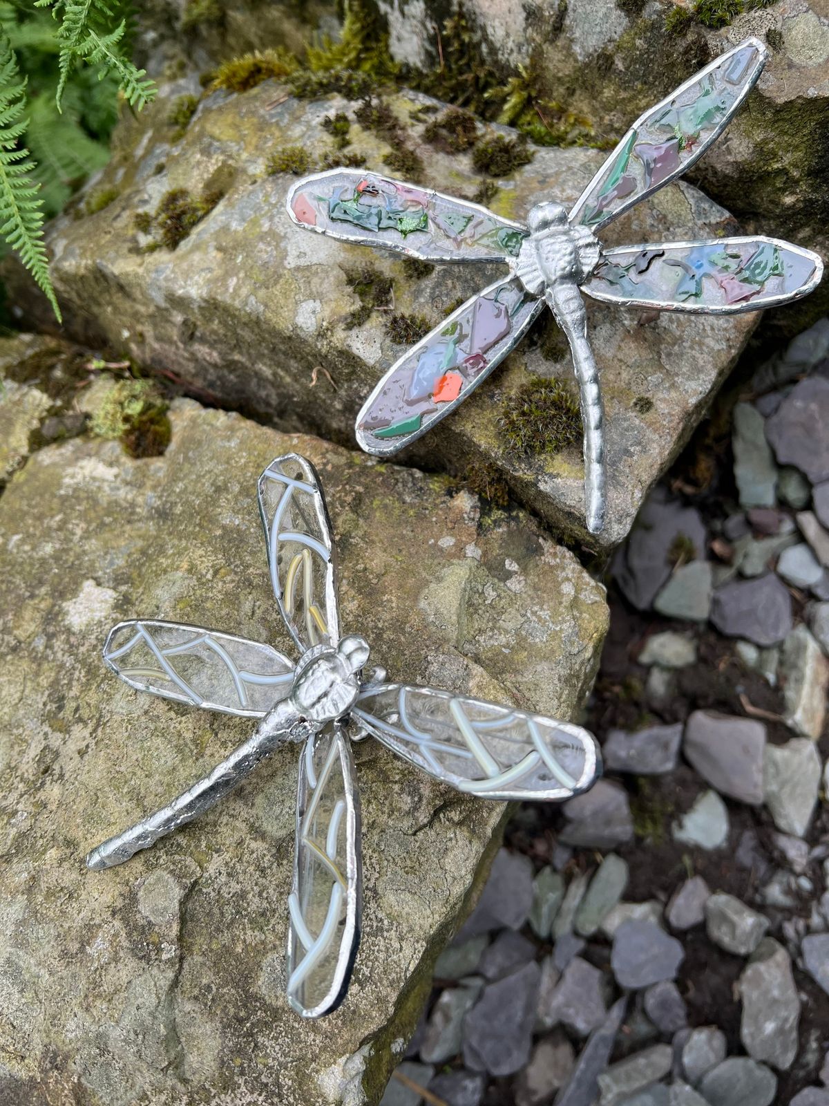 Fused Glass Dragonfly Wing Making Workshop at Touch of Craft, Ossett