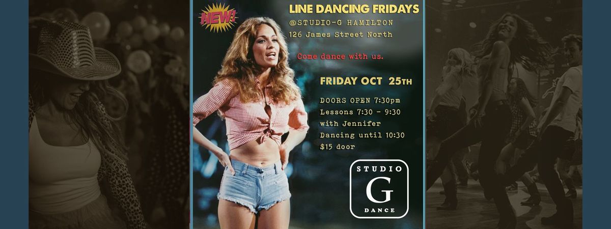 LINE DANCING FRIDAY at STUDIO-G Hamilton