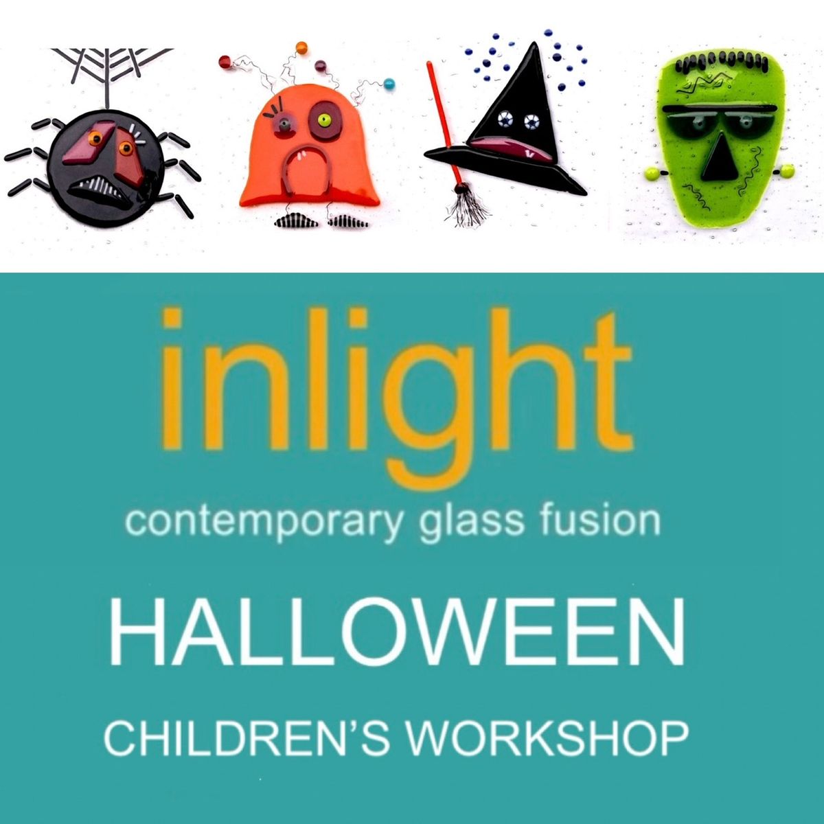 \ud83d\udd77\ufe0f CHILDREN\u2019S HALLOWEEN FUSED GLASS WORKSHOP \ud83d\udd77\ufe0f