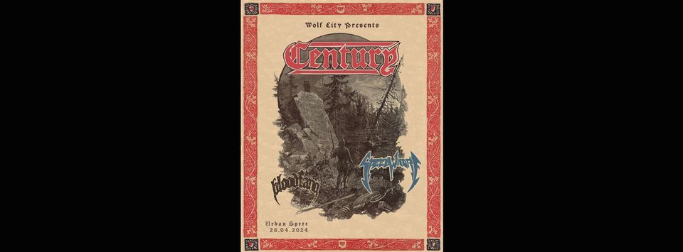 Wolf City Presents: Century + Speedwhore + Bloodfang 