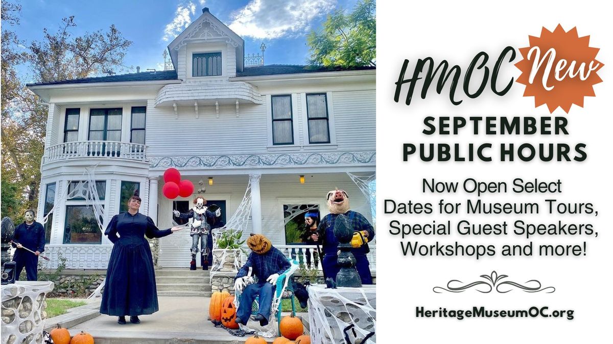 HMOC September Public Hours