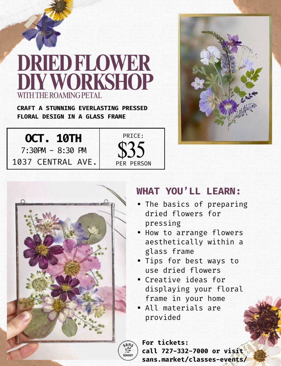 Dried Floral DIY Workshop