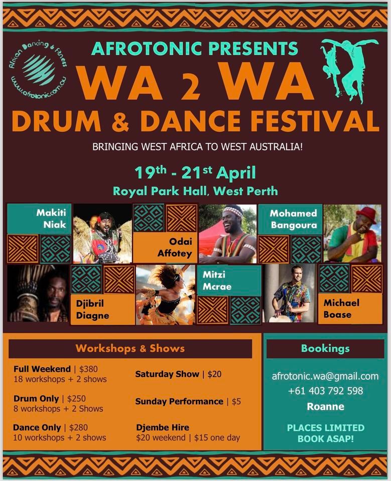 wa2wa West african drum and dance festival 