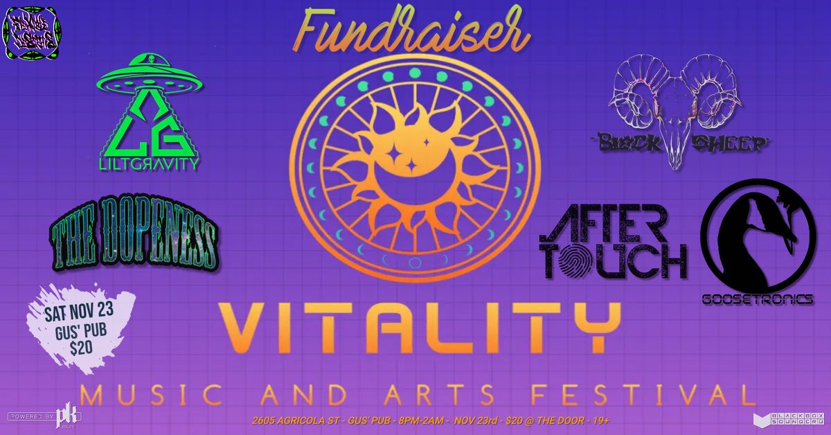 Vitality Rebirth Funraiser! 