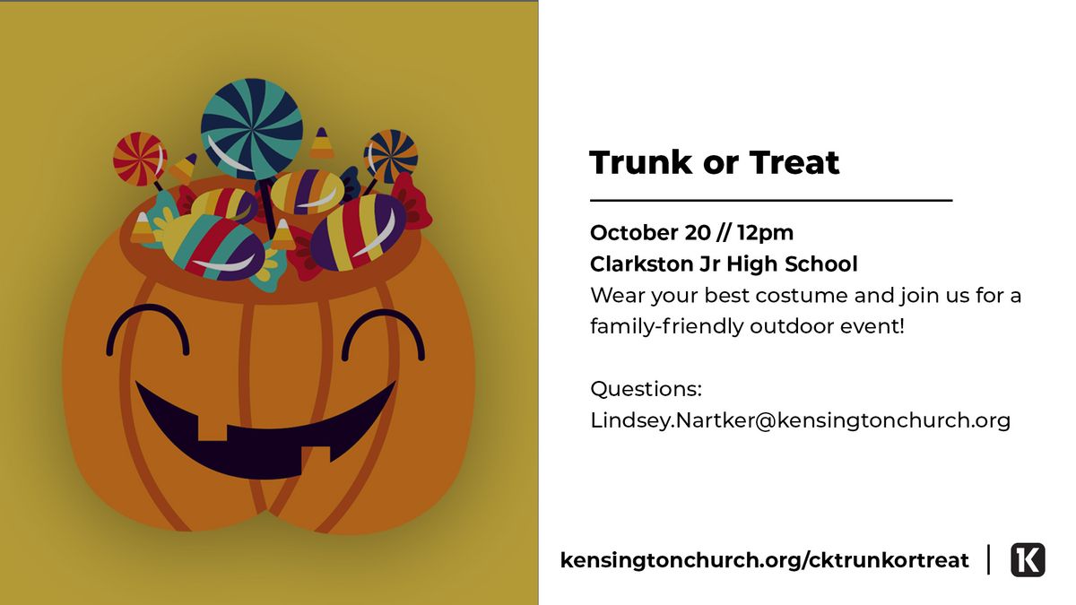 Trunk or Treat Event