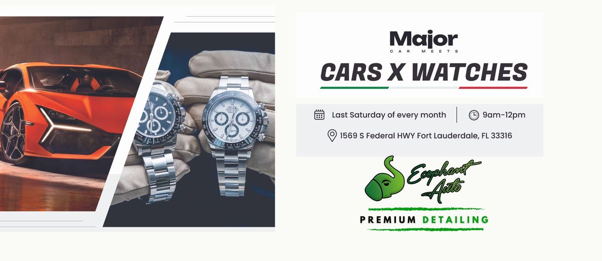 CARS X WATCHES