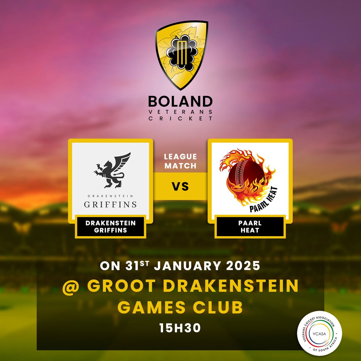 Drakenstein Griffins vs Paarl Heat