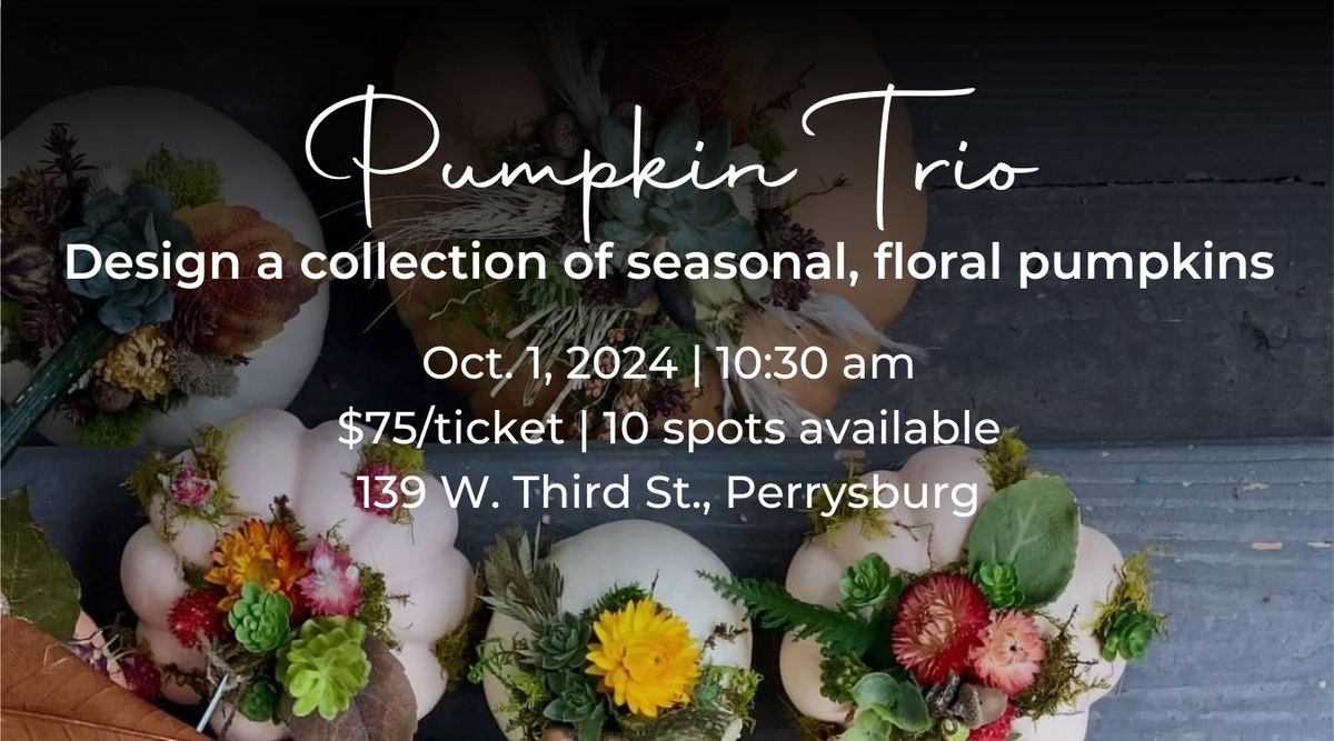 GATHER & GRAZE: Pumpkin Trio 10.01.24