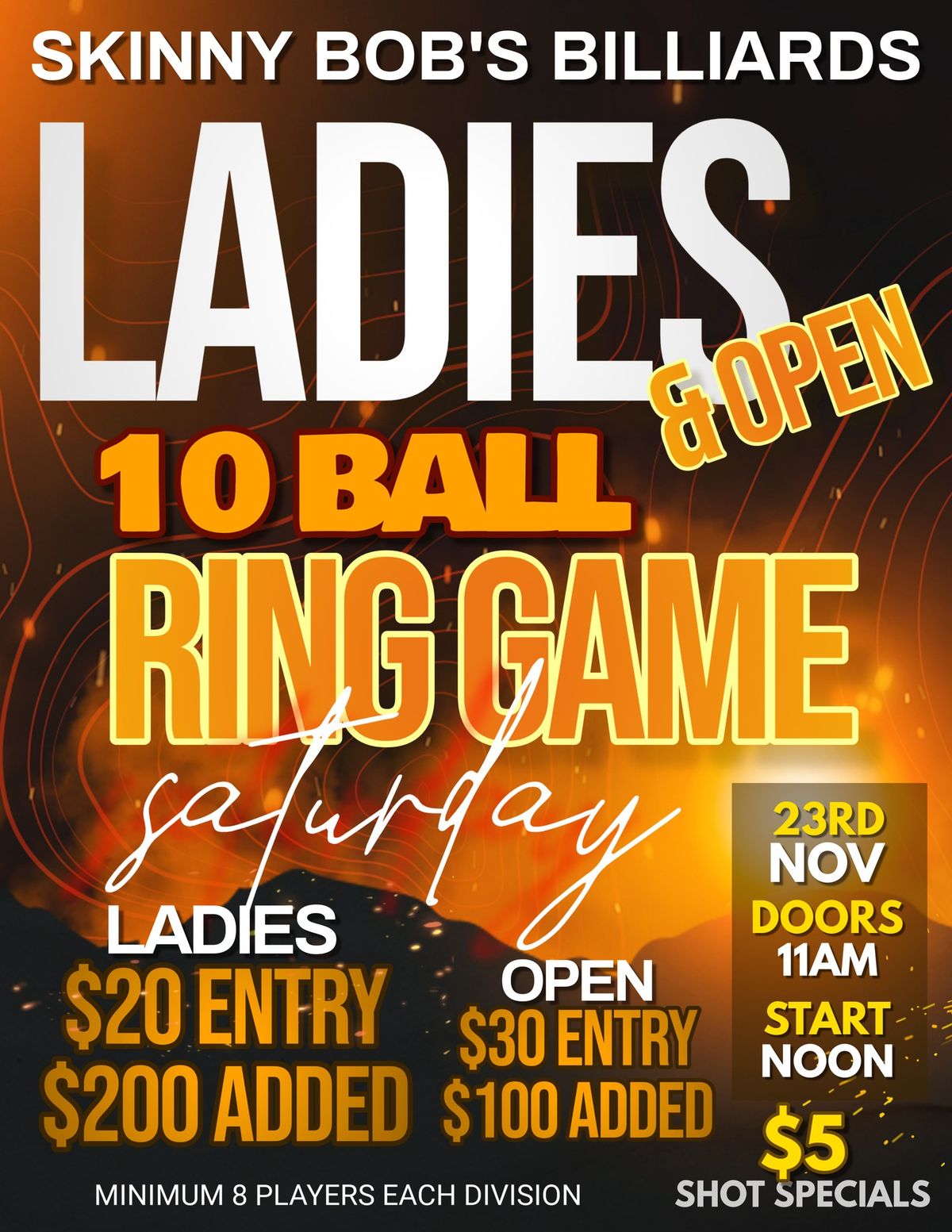 Ladies & Open Ring Game