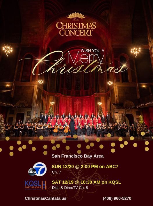 Gracias Christmas Concert We Bring The Joy To You Abc7 News San Francisco 20 December 2020 Gracias Christmas Cantata 2021