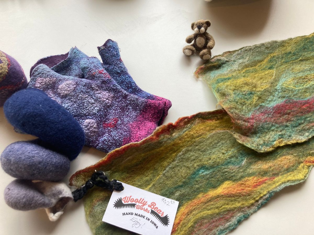 Intro into Wool Felting: Scarves