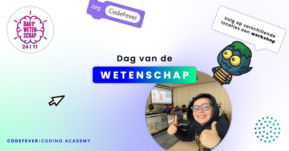 Gratis programmeerworkshop op Dag van de Wetenschap