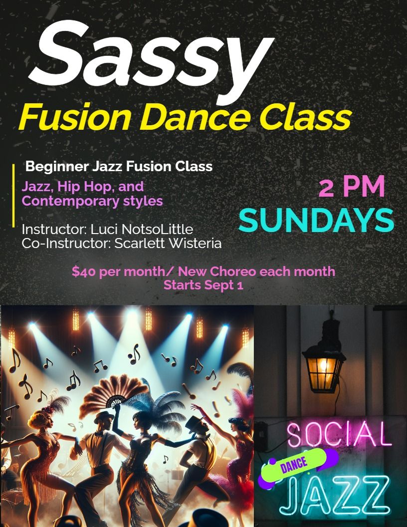 Sassy Fusion Dance Classes - Beginner